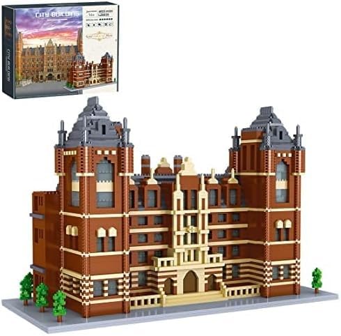 Tirff Bausteine Haus Bausatz, 4823+ Klemmbausteine England Royal Academy of Music Architektur Bausteine Modell, MOC Weltberühmtes Gebäude Street View Modellbausatz Nicht Kompatibel mit Lego von Tirff