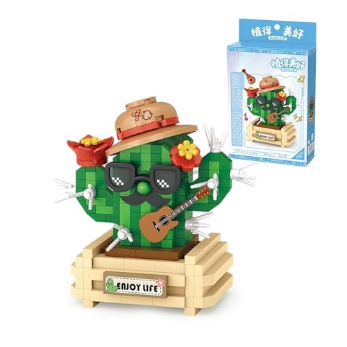 Tirff Kaktus Bausteine Bausatz, 380 Klemmbausteine Mini Bonsai Bausteine, Kreatives Künstliche Blumen Bauset, Botanik Kollektion Bauspielzeugsets Kunstpflanzen, Geschenk für Erwachsene Kinder Tirff Kaktus Bausteine Bausatz, 380 Klemmbausteine Mini Bonsai Bausteine, Kreatives Künstliche Blumen Bauset, Botanik Kollektion Bauspielzeugsets Kunstpflanzen, Geschenk für Erwachsene Kinder von Tirff