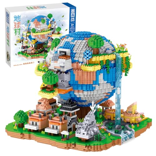 Tirff Modular Haus Modellbausatz, 5452 Klemmbausteine Globales Dorf Architektur Bausteine Bausatz, Konstruktionsspielzeug für Kinder und Erwachsene, MOC Haus Bauset Kompatibel mit Lgo Tirff Modular Haus Modellbausatz, 5452 Klemmbausteine Globales Dorf Architektur Bausteine Bausatz, Konstruktionsspielzeug für Kinder und Erwachsene, MOC Haus Bauset Kompatibel mit Lgo von Tirff