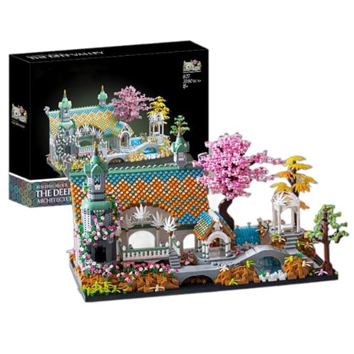 Tirff Modular Haus Modellbausatz, 7080 Klemmbausteine Schloss Architektur Bausteine Bausatz, Konstruktionsspielzeug für Kinder und Erwachsene, MOC Haus Bauset Nicht Kompatibel mit Großen Marken Tirff Modular Haus Modellbausatz, 7080 Klemmbausteine Schloss Architektur Bausteine Bausatz, Konstruktionsspielzeug für Kinder und Erwachsene, MOC Haus Bauset Nicht Kompatibel mit Großen Marken von Tirff