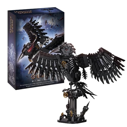 Tirff Steampunk Mechanischer Krähe Bauset, 1018 Klemmbausteine Mechanisches Krähen-Sammelmodell, MOC Konstruktionsspielzeug für Kinder und Erwachsene Tirff Steampunk Mechanischer Krähe Bauset, 1018 Klemmbausteine Mechanisches Krähen-Sammelmodell, MOC Konstruktionsspielzeug für Kinder und Erwachsene von Tirff
