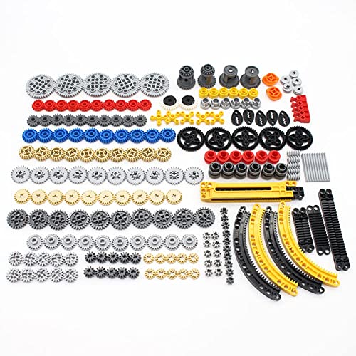 Tirff Technik Ersatzteile Set, Technik Teile Getriebe Ausrüstung Technik Klemmbausteine Technik Steine, Technik Verbinder Kompatibel mit Lego Technic von Tirff