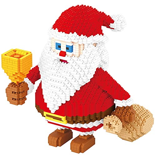 Tirff Weihnachtsmann Bausteine Bausatz, 2500 Klemmbausteine Micro-Brick Santa Claus Weihnachts Dekorations Hingucker, Kreatives STEM Bausatz Geschenk für Erwachsene Kinder Tirff Weihnachtsmann Bausteine Bausatz, 2500 Klemmbausteine Micro-Brick Santa Claus Weihnachts Dekorations Hingucker, Kreatives STEM Bausatz Geschenk für Erwachsene Kinder von Tirff