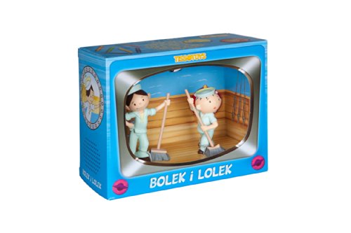 Lolek und Bolek als Seemänner Sammelfigur im TV Display von Tissotoys