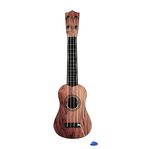 41cm/16,1 Zoll Kinder Spielzeug Ukulele Gitarre 4 Saiten Mini Gitarre Lernspielzeug für Kleinkinder Jungen Mädchen Anfänger (#1) von Tissting