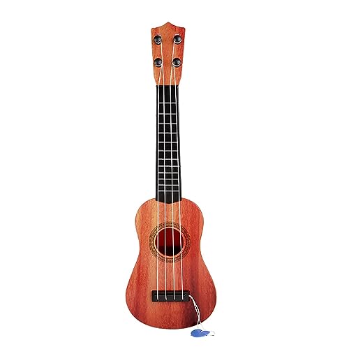 41cm/16,1 Zoll Kinder Spielzeug Ukulele Gitarre 4 Saiten Mini Gitarre Lernspielzeug für Kleinkinder Jungen Mädchen Anfänger (#2) von Tissting