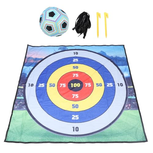 Fußballspiel Mattenset 100 x 150cm Fußball Ball Indoor Target Toss Outdoor Spielgeräte Partyspiel für Kinder Mädchen Fußballspiel Mattenset 100 x 150cm Fußball Ball Indoor Target Toss Outdoor Spielgeräte Partyspiel für Kinder Mädchen von Tissting
