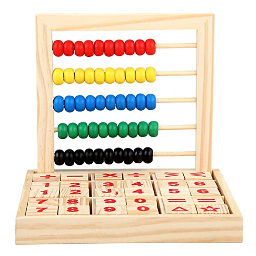 Holzmathematikblöcke, Zählen von Würfeln für Kindermathematik, Holzabakus für Kinder Mathematik, Bildungslernlernlernhellfarbentwicklung Mathematikspielzeugspielzeugspielzeug Holzmathematikblöcke, Zählen von Würfeln für Kindermathematik, Holzabakus für Kinder Mathematik, Bildungslernlernlernhellfarbentwicklung Mathematikspielzeugspielzeugspielzeug von Tissting