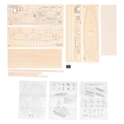 Tissting Boot Modell Bausatz Maßstab 1:100 Lindenholz Segelboot Modellboot Dekoration 40 x 15 cm Segelschiff Baumodell Montagebausatz für Boot Basteln Hobbys Sammlungen Tissting Boot Modell Bausatz Maßstab 1:100 Lindenholz Segelboot Modellboot Dekoration 40 x 15 cm Segelschiff Baumodell Montagebausatz für Boot Basteln Hobbys Sammlungen von Tissting