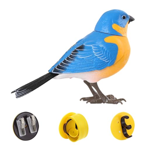Tisujune Bird Spielzeug Für Kinder | Vogel Figuren Spielzeug | Realistische Süße Tierfigur Zur Interaktion Mit Sprachfunktion Als Tischdekoration Und Haustierbeschäftigung von Tisujune