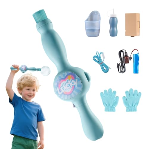 Tisujune Bubble Maschine - Interaktiver Nebelstab Zum Blasen Von Blasen - Handliches Strandspielzeug Elektrischer Blasapparat Geschenkidee Für Garten Pool Hinterhof Nutzung von Tisujune