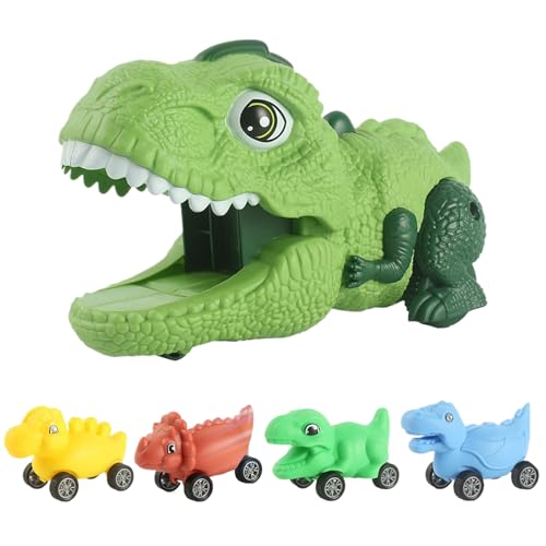 Tisujune Dinosaurier Lastwagen | Mit Trägheitsantrieb Dinosaurier Lastwagen Transporter,Interaktives Auto Spielzeug Modell Für Kleinkinder Und Kinder Partys Neujahr Kindertag Geburtstag Weihnachten von Tisujune