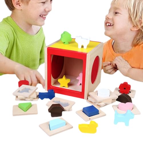 Tisujune Formen Sortierspielzeug | Holz Sinneswahrnehmung Formen Zuordnung Spiel Tischspiel,Interaktives Vorschule Lernspielzeug Für Kleinkinder Und Mädchen Tisujune Formen Sortierspielzeug | Holz Sinneswahrnehmung Formen Zuordnung Spiel Tischspiel,Interaktives Vorschule Lernspielzeug Für Kleinkinder Und Mädchen von Tisujune