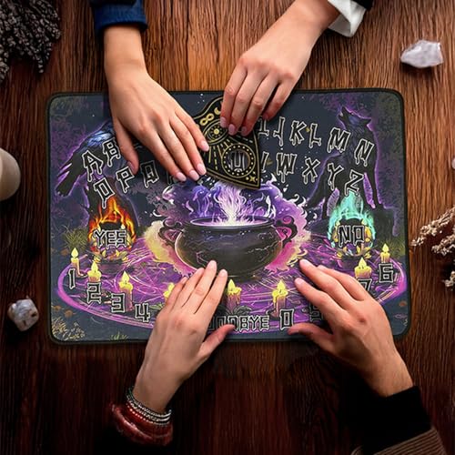 Tisujune Wahrsagewerkzeuge | Gummi Pendel Wahrsagebrett - Tragbarer Altar Tarot Kissen Für Suchen Und Hexentreffen Tisujune Wahrsagewerkzeuge | Gummi Pendel Wahrsagebrett - Tragbarer Altar Tarot Kissen Für Suchen Und Hexentreffen von Tisujune