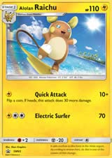 Alolan Raichu SM65 Non-Holo Pokemon Promokarte (SM Promo-Serie) + TitanCards® Toploader von Titan Cards