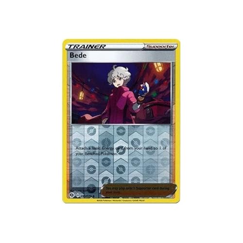 Bede 050/073 Uncommon Reverse Holo Pokemon Card (Champions Path) + TitanCards® Toploader von Titan Cards