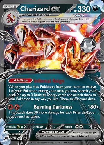 Charizard EX SVP196 Jumbo-Promokarte, übergroß, Lentikular-Promokarte, XXL große Pokémon-Karte, schwarzer Stern, Scharlachrot und Violett, Titan-Authentifizierung für Sammler, Trainer und Fans Charizard EX SVP196 Jumbo-Promokarte, übergroß, Lentikular-Promokarte, XXL große Pokémon-Karte, schwarzer Stern, Scharlachrot und Violett, Titan-Authentifizierung für Sammler, Trainer und Fans von Titan Cards