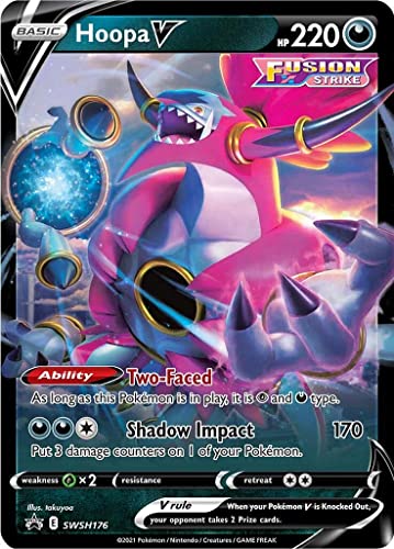 Hoopa V SWSH176 Pokemon Promo-Karte (SWSH Promo-Serie) + TitanCards® Toploader von Titan Cards