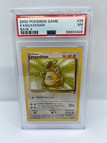 Kangaskhan 26/130 PSA 7 Graded Rare Pokemon Card (2000 Pokemon Game) + TitanCards® Toploader von Titan Cards