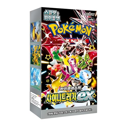 Korean Paldean Fates Booster-Box, 10 x koreanische Pokemon-Karten Booster-Packs, Shiny Treasure EX, Scarlet & Violet Serie, Titan authentifiziert von Titan Cards