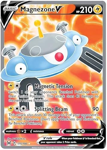 Kyurem V 174/196 Seltene Ultra Pokemon Karte (Sworld & Shield Lost Origin) + TitanCards® Toploader von Titan Cards
