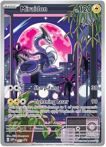 Miraidon SVP-013 Pokemon Promokarte (Scarlet & Violet Promo Series EN) + 1x TitanCards® Toploader von Titan Cards