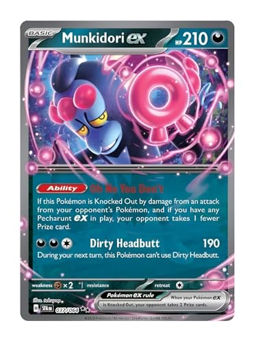 Munkidori ex 037/064 Ultra-Rare-Pokemon-Karte, seltene Pokémon-Karten, Pokémon EX, umhüllte Fabel, Pokemon-Scharlachrot und Violett, Titan Cards authentifiziert Munkidori ex 037/064 Ultra-Rare-Pokemon-Karte, seltene Pokémon-Karten, Pokémon EX, umhüllte Fabel, Pokemon-Scharlachrot und Violett, Titan Cards authentifiziert von Titan Cards