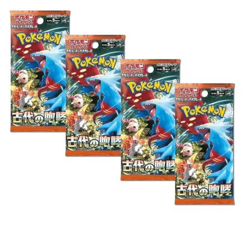 Pokemon TCG Ancient Roar Booster Packs x4 | Japanese Pokemon Paradox Rift Packs | Japanese Pokemon Cards | Japanese Pokemon Booster | Paradox Rift Booster Pokemon TCG Ancient Roar Booster Packs x4 | Japanese Pokemon Paradox Rift Packs | Japanese Pokemon Cards | Japanese Pokemon Booster | Paradox Rift Booster von Titan Cards