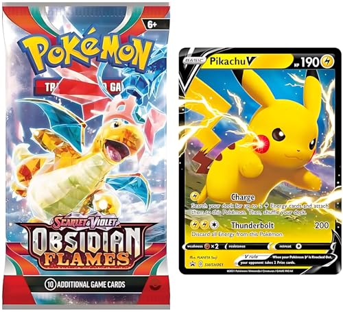 Pokémon TCG Booster Pack & Ultra Rare Card Bundle | Enthält EX-, V-, VMAX- oder VSTAR-Karten | Perfektes Pokemon-Geschenkpaket | 100% authentische Pokémon-Karten + TitanCards® Toploader von Titan Cards
