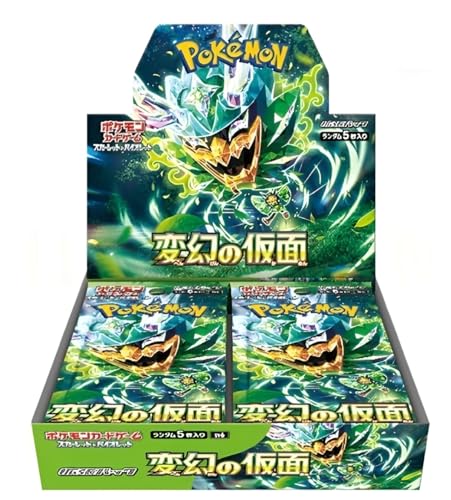 Pokemon TCG Mask of Change Booster Box | 30 x Japanese Twilight Maskerade Booster Packs | Japanese Pokémon Packs | Japanese Pokemon Cards | Pokemon Scarlet & Violet Pokemon TCG Mask of Change Booster Box | 30 x Japanese Twilight Maskerade Booster Packs | Japanese Pokémon Packs | Japanese Pokemon Cards | Pokemon Scarlet & Violet von Titan Cards
