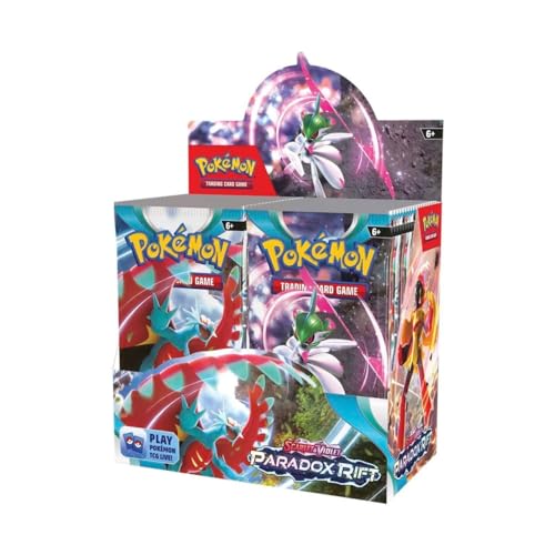 Titan Cards Pokemon TCG Scarlet & Violet Paradox Rift Booster Box (36 Booster Packs) + TitanCards Toploader von Titan Cards