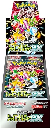 Pokemon TCG Shiny Treasure EX Booster Box, 10 x japanische Pokemon Paldean Fates Boosterpacks, japanische Pokémon-Packs, japanische Pokémon-Karten, Paldean Fates Booster-Box von Titan Cards