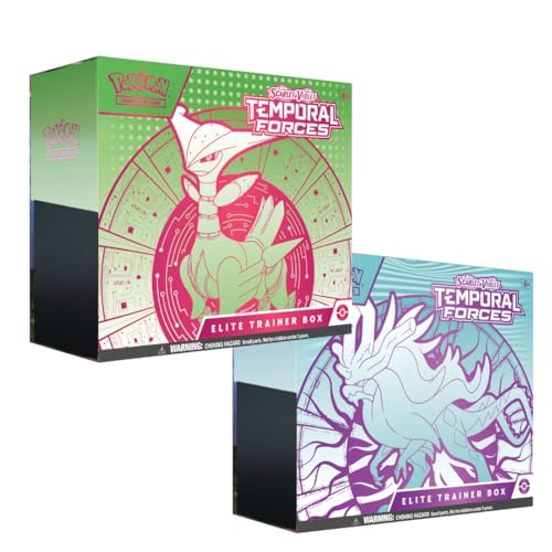 Pokemon TCG Temporal Forces Elite Trainer Box Bundle of 2 + 1x TitanCards® Toploader von Titan Cards