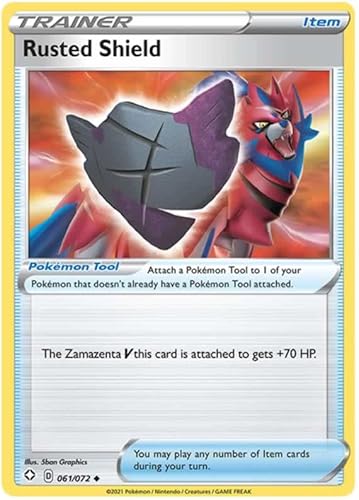 Rusted Shield 061/072 Uncommon Pokemon Card (Shining Fates) + TitanCards® Toploader von Titan Cards