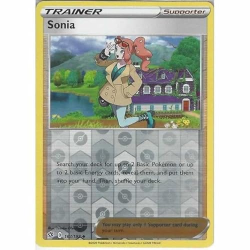 Sonia 167/192 Pokemon Card (SWSH Rebel Clash) + TitanCards® Toploader von Titan Cards