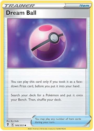 Titan Cards Dream Ball 146/203 Uncommon Pokemon Card (SWSH Evolving Skies) Toploader von Titan Cards