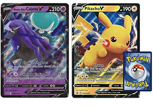 Titan Cards Pokemon 2 zufällige Jumbo-Karten (übergroß) + TitanCards® Toploader von Titan Cards