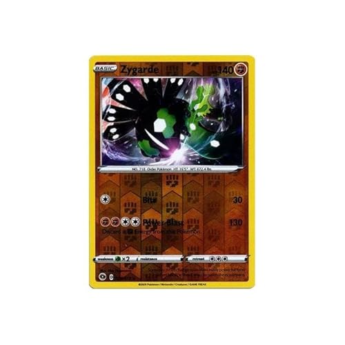 Zygarde 028/073 Rare Reverse Holo Pokemon Card (Champions Path) + TitanCards® Toploader von Titan Cards