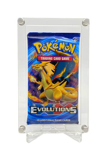 Titokiwi Trading Card Booster Case - Acryl Schutzgehäuse für Sammelkarten Booster - geeignet für alle gängigen Sammelkarten Boosterpacks, Gehäuse mit Zwei verschiedenen Standfüßen Titokiwi Trading Card Booster Case - Acryl Schutzgehäuse für Sammelkarten Booster - geeignet für alle gängigen Sammelkarten Boosterpacks, Gehäuse mit Zwei verschiedenen Standfüßen von Titokiwi
