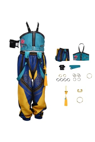 Tittaty Anime Hunters Cosplay Kostüm für Mädchen Ultrakurz Bauchfrei Oberteile Band Girlgroup Tank Top Shorts Set mit Zubehör Halloween Tittaty Anime Hunters Cosplay Kostüm für Mädchen Ultrakurz Bauchfrei Oberteile Band Girlgroup Tank Top Shorts Set mit Zubehör Halloween von Tittaty