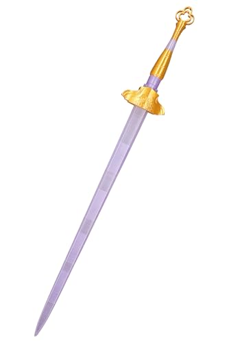 Tittaty Anime Schwert Hunters Cosplay Requisiten 3D Gedruckte Kunststoff Schwerter Dehnbares Montiertes Spielzeug Sword Kampfwaffen Halloween Karneval (Lichtviolett) von Tittaty