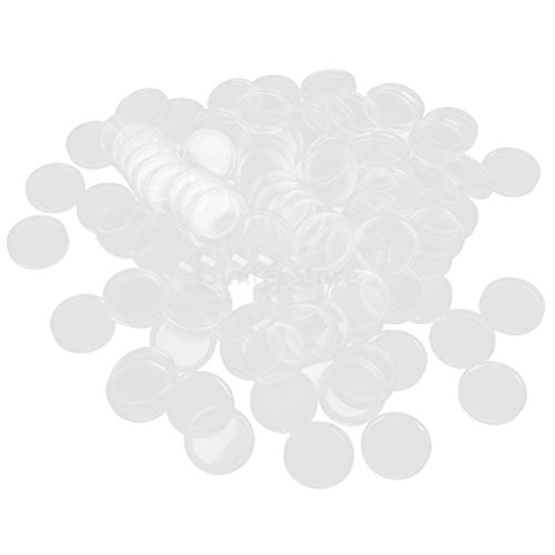 Tiuimk Münzkapseln, 35 mm, transparent, Kunststoff, für Sammlung und Schutz Tiuimk Münzkapseln, 35 mm, transparent, Kunststoff, für Sammlung und Schutz von Tiuimk