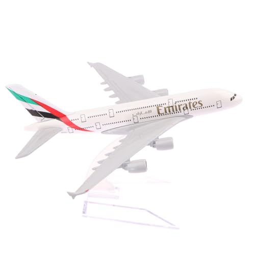 Tiuyii Emirates-A380 Flugzeugmodell im Maßstab 1:400 – 16 cm langes Steckflugzeug, weltweit größte Flugzeugnachbildung für Dekoration oder Geschenk Tiuyii Emirates-A380 Flugzeugmodell im Maßstab 1:400 – 16 cm langes Steckflugzeug, weltweit größte Flugzeugnachbildung für Dekoration oder Geschenk von Tiuyii