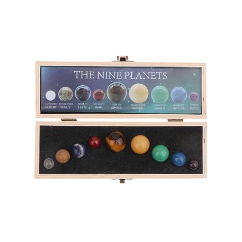 Tiuyii Neun Planeten Sonnensystem Modell Kristallkugel Natürlicher Kristall Edelstein Weltraum Zuhause Schreibtisch Dekoration Kreative Geschenke Tiuyii Neun Planeten Sonnensystem Modell Kristallkugel Natürlicher Kristall Edelstein Weltraum Zuhause Schreibtisch Dekoration Kreative Geschenke von Tiuyii