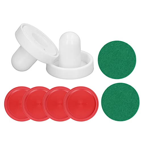 Air Hockeys Puck Kit, 8 Stück, 60 mm Pusher-Zubehör, langlebiger Tisch, angenehm zu halten, humanisiertes Design, allgemeines Spielerlebnis, für spannende Tischspiele, mit grünem Pad Air Hockeys Puck Kit, 8 Stück, 60 mm Pusher-Zubehör, langlebiger Tisch, angenehm zu halten, humanisiertes Design, allgemeines Spielerlebnis, für spannende Tischspiele, mit grünem Pad von Tixiyu
