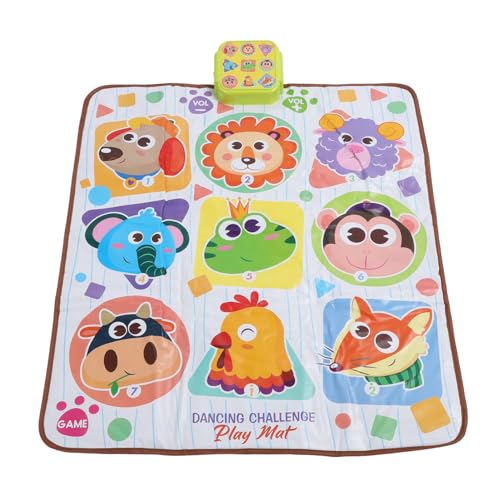 Kid Dance Matte mit Musikalischem Tanzpad, Multi -Modi Home Funny Electronic Dance Matte für Weihnachtsfeiern Mädchen, Interaktive und Unterhaltsame, Interaktive Multi -Modi Kid von Tixiyu
