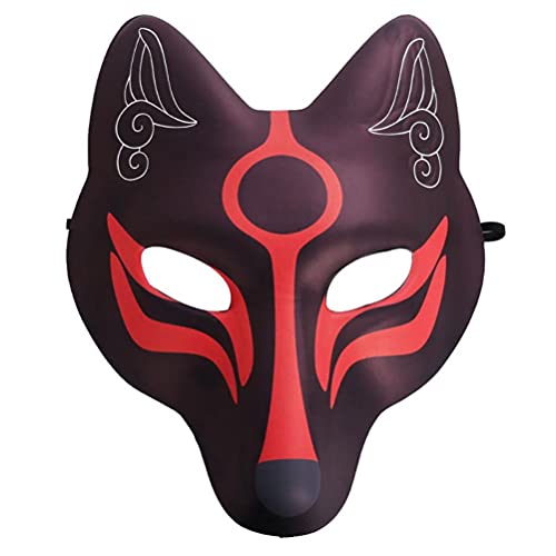 Tixiyu Fuchs-Maske, Fuchs-Cosplay-Maske-Fuchs-Gesichtsmasken für Erwachsene Halloween-Masken-Dekorationen Maskerade-Maske Scary Cosplay-Maske von Tixiyu