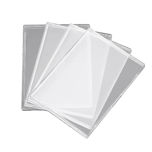 Tixqeaif 20 Stück Kartenhüllen Hartplastik-Kartenschutz Klarer Karten-Sammelkartenhalter Transparent Tixqeaif 20 Stück Kartenhüllen Hartplastik-Kartenschutz Klarer Karten-Sammelkartenhalter Transparent von Tixqeaif