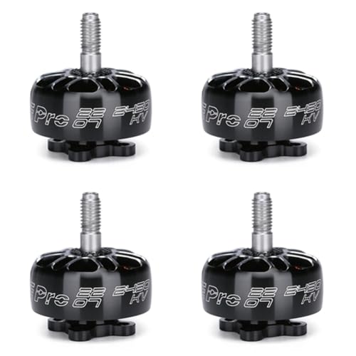 Tixqeaif 4pcs -E Pro 2207 2450 KV Bürstenloser Motor 2-4S Lipo 4 mm Wellendurchmesser für 5-6-Propeller RC FPV Freestyle Drohnen Tixqeaif 4pcs -E Pro 2207 2450 KV Bürstenloser Motor 2-4S Lipo 4 mm Wellendurchmesser für 5-6-Propeller RC FPV Freestyle Drohnen von Tixqeaif