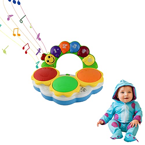 Tizund Baby Music Toy from 6-18 Months Old, Music/Light/Funny Voice Children's Keyboard Baby Toys, Toys That Can Grasp, Shake and Crawl Skills Baby Toys, Suitable for Birthday and von Tizund